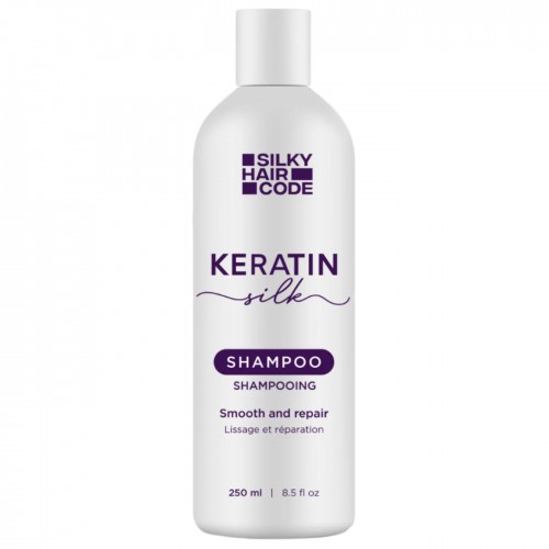 Intensywna naprawa uszkodzonych włosów Szampon KERATIN SILK
