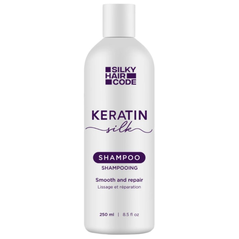 Intensywna naprawa uszkodzonych włosów Szampon KERATIN SILK