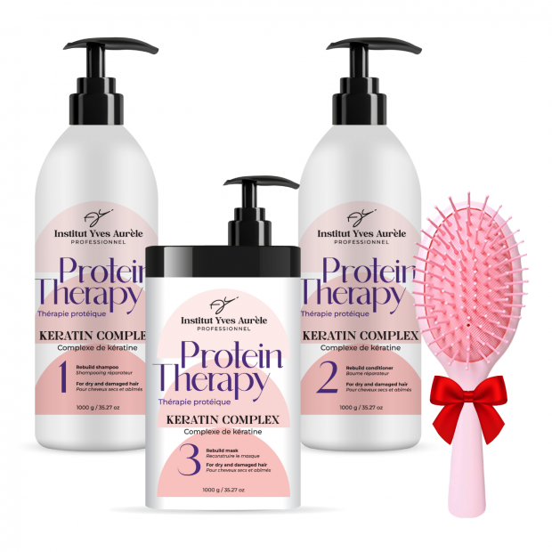 Zestaw terapii białkowej o wyjątkowym rozmiarze MAX (3x1000g) + prezent