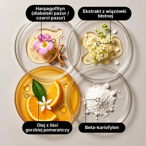 Żel przeciwbólowy z harpagophytum (czarcim pazurem): na stawy, przewlekłe stany zapalne 1+1